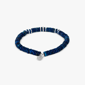Positano Beaded Bracelet With Blue Lapis