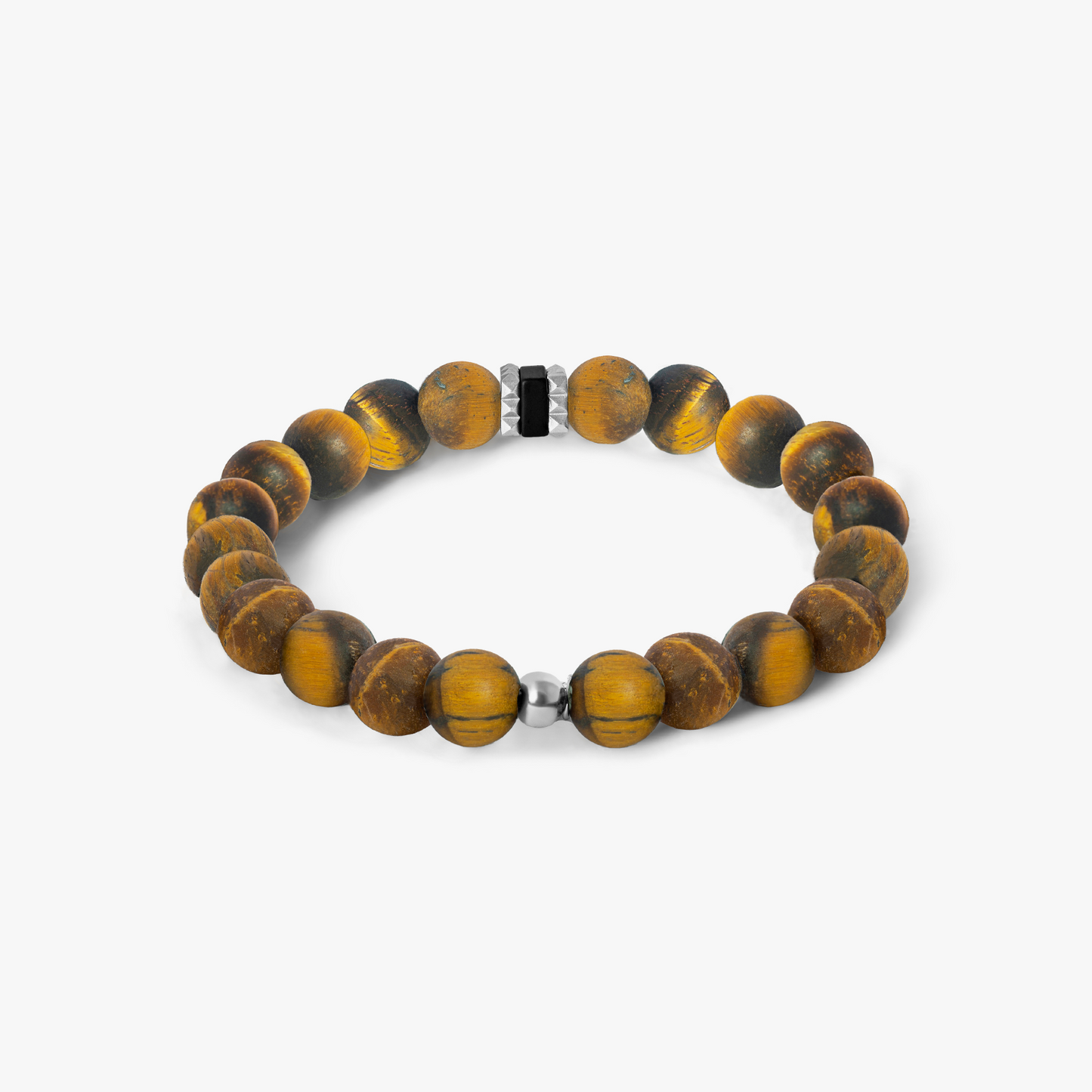 Giza Beaded Bracelet In Brown Tiger Eye