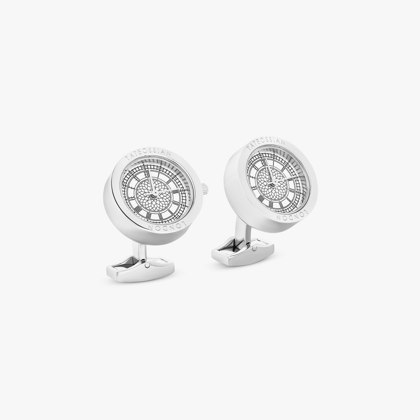 Big Ben Watch cufflinks in stainless steel