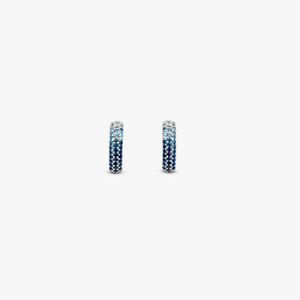 Blue Sapphire Precious Earrings- 9K White GoldÂ Â Â Â Â Â Â Â  Â Â Â Â Â Â Â Â 