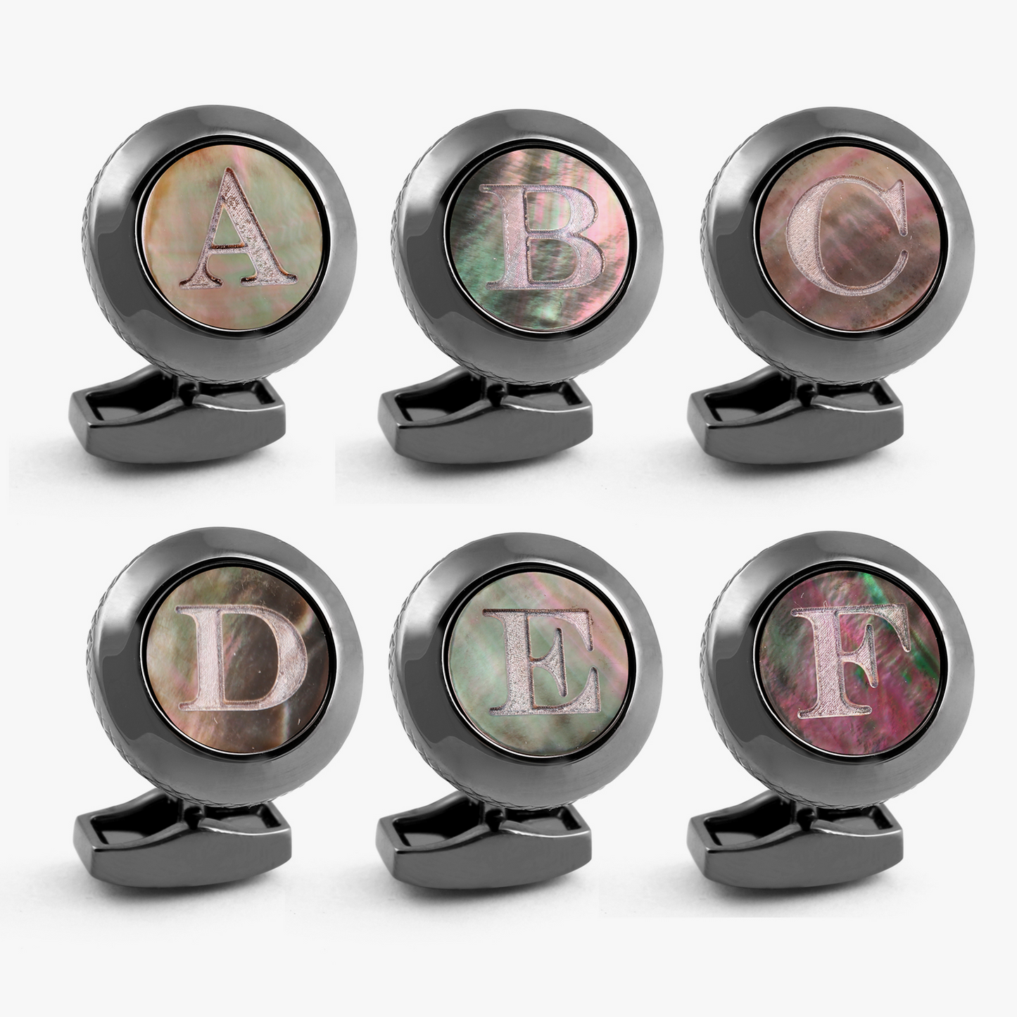 Personalised Single Initial Cufflink - A