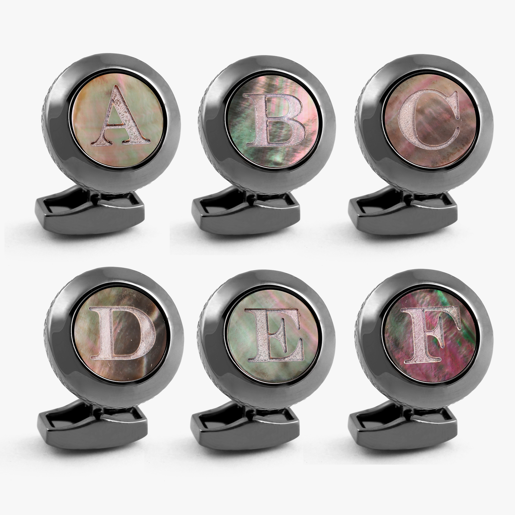 Personalised Single Initial Cufflink - A