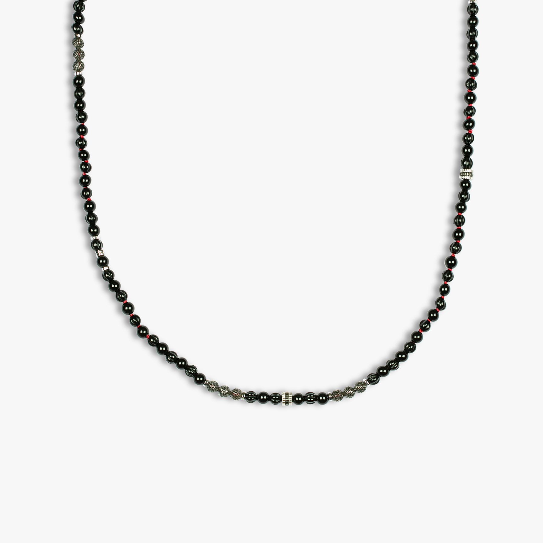 Formentera Layered necklace agate silver
