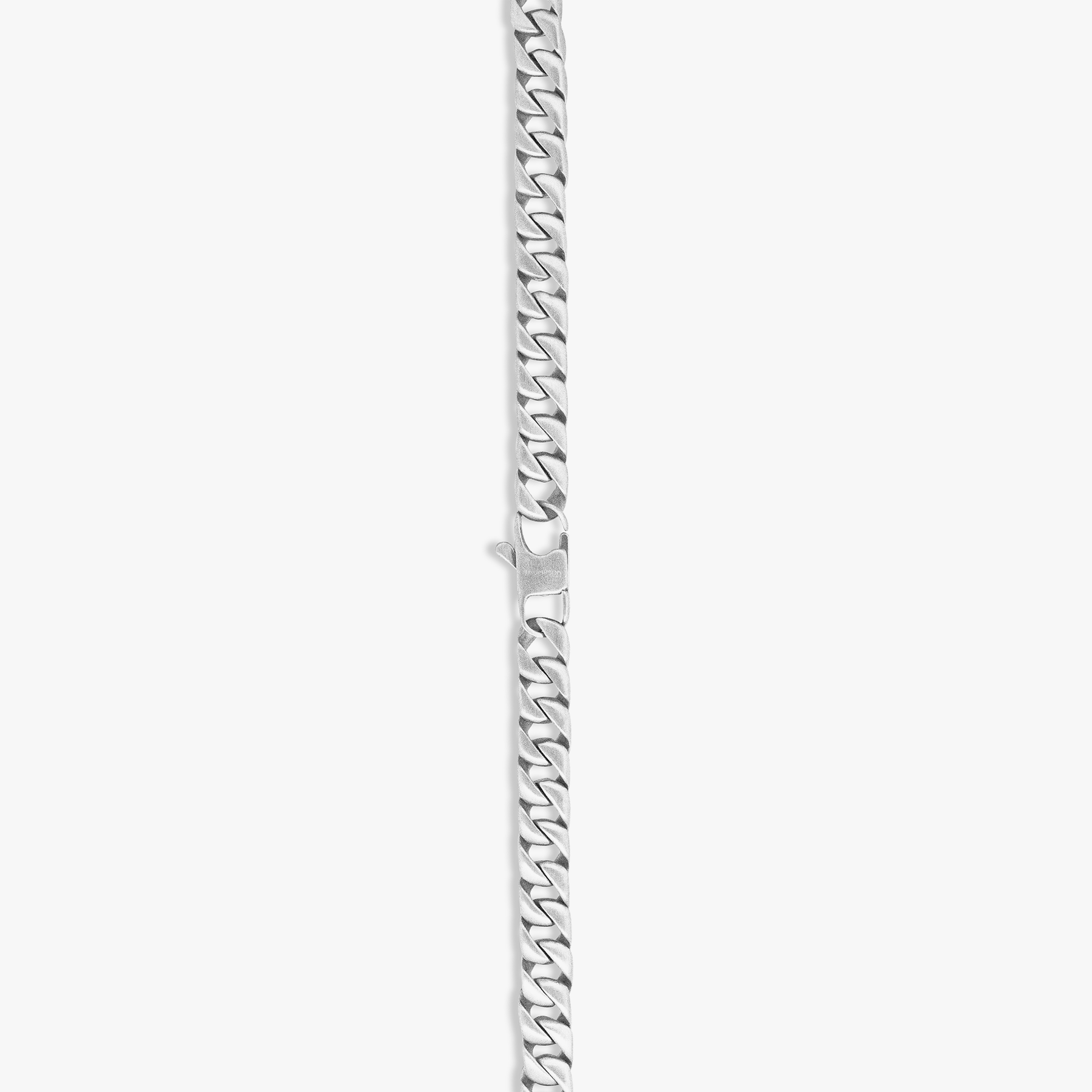 THOMPSON Silver Stainless Steel Catena Necklace