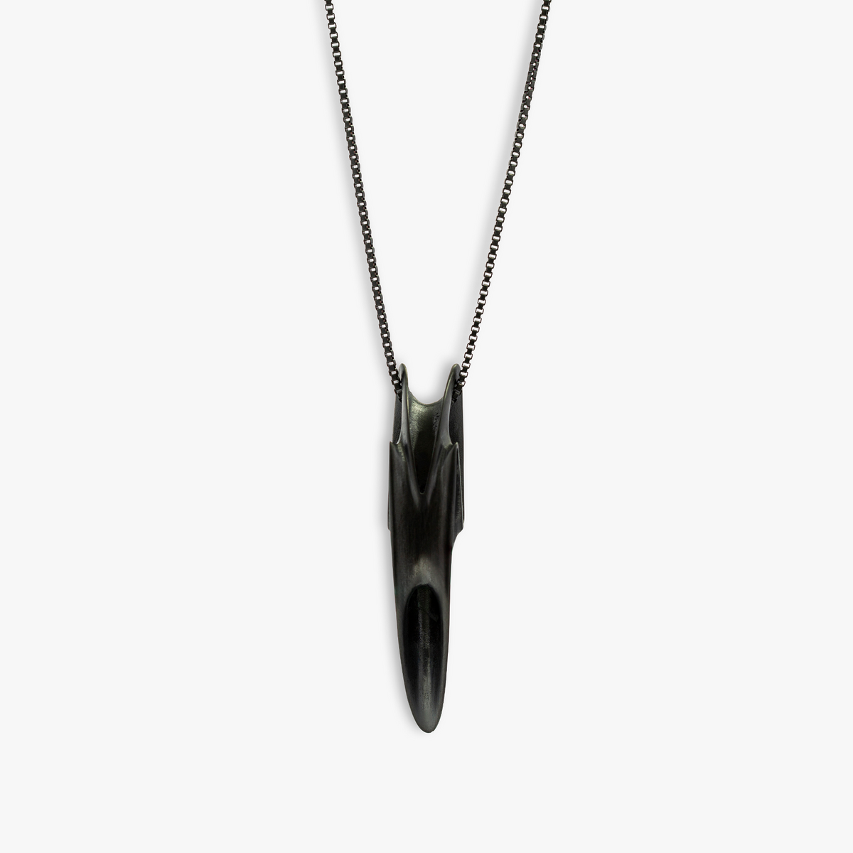 ZAHA HADID DESIGN Tyne necklace brushed IP stainless steel