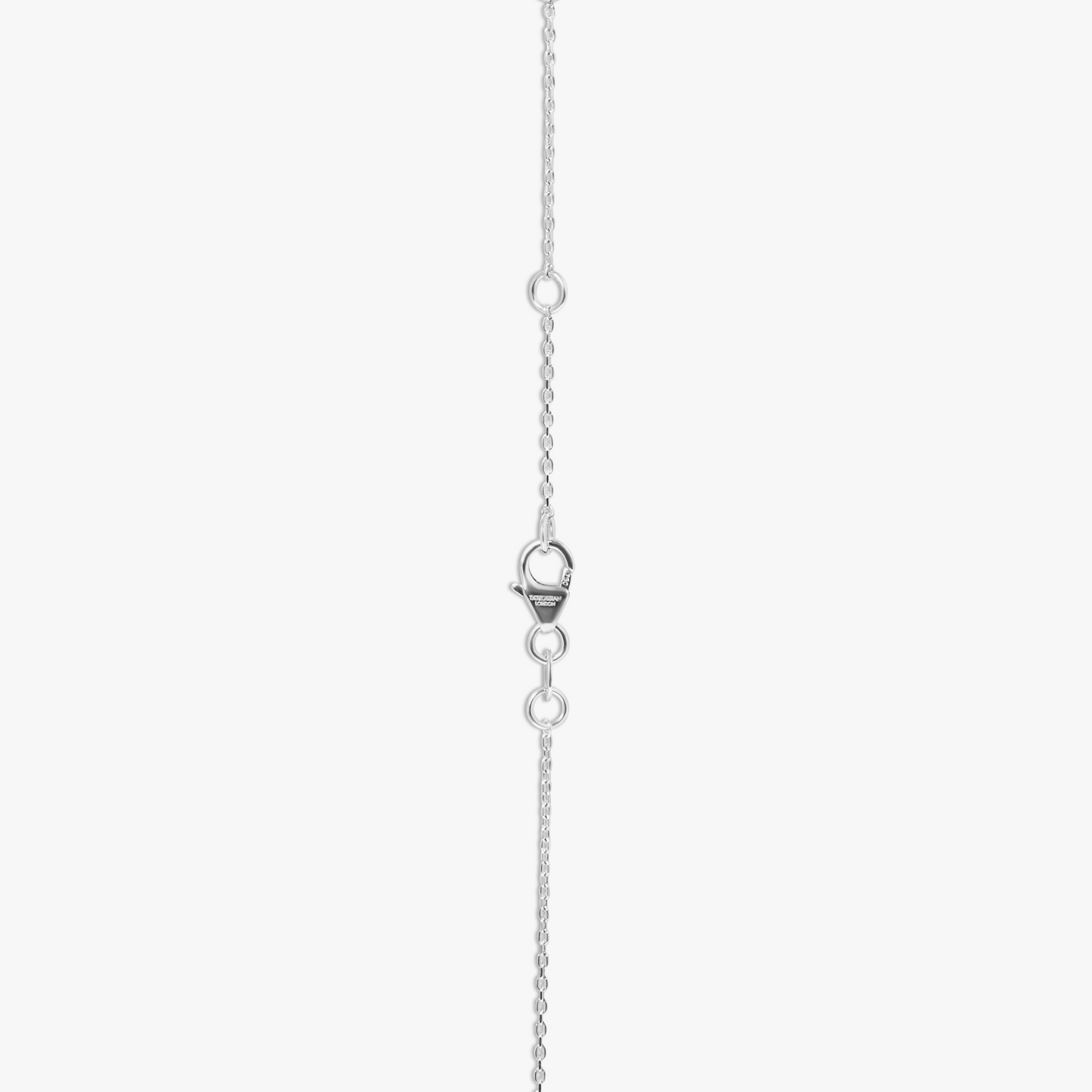 Halo Necklace in 18K White Gold with Diamond