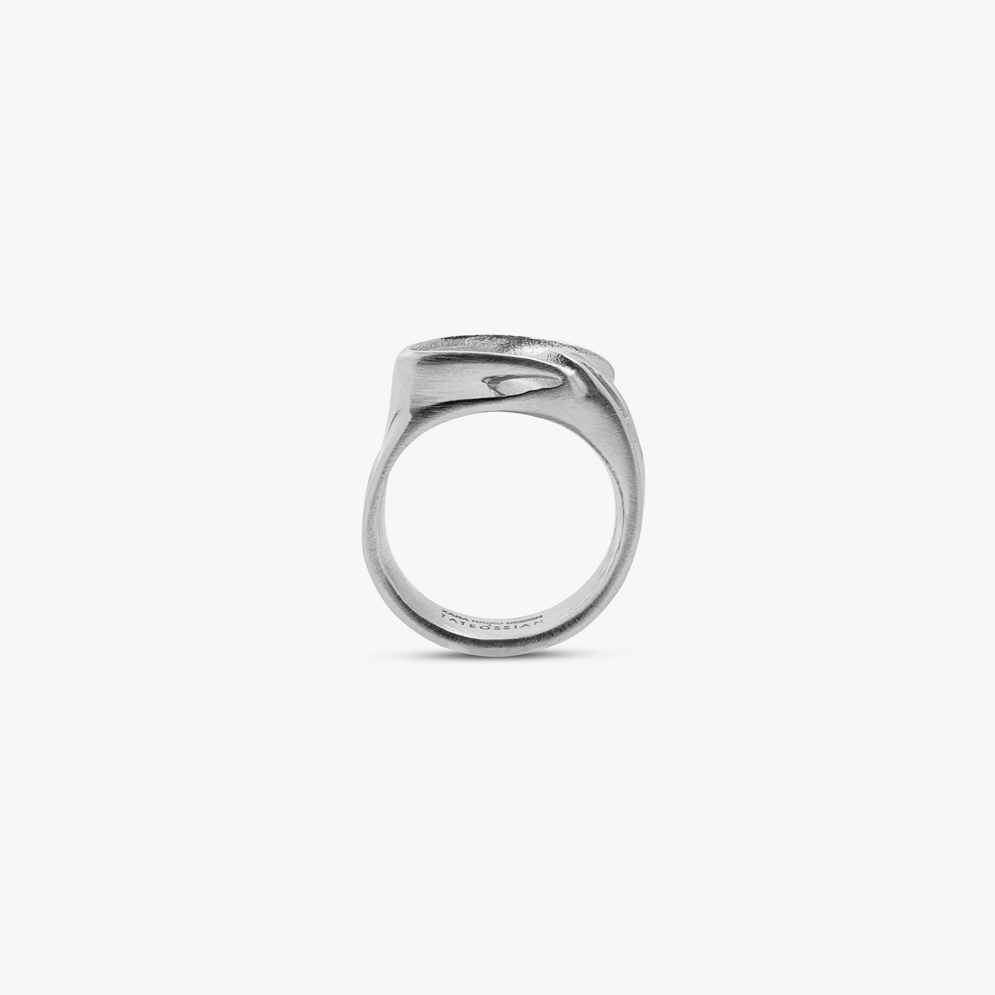 Tyne ring in brushed stainless steel (UK) 4