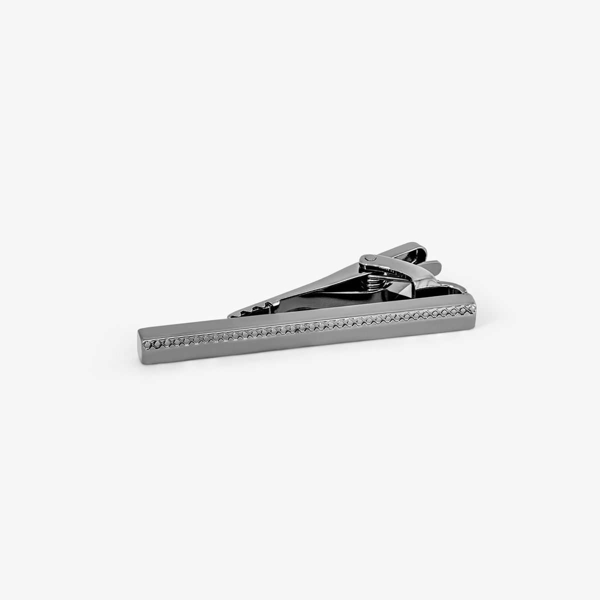 Zen tie clip gunmetal finish