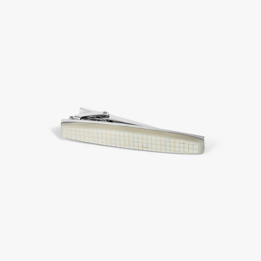 THOMPSON Woven Tonneau Tie Clip With White MOP And White Bronze