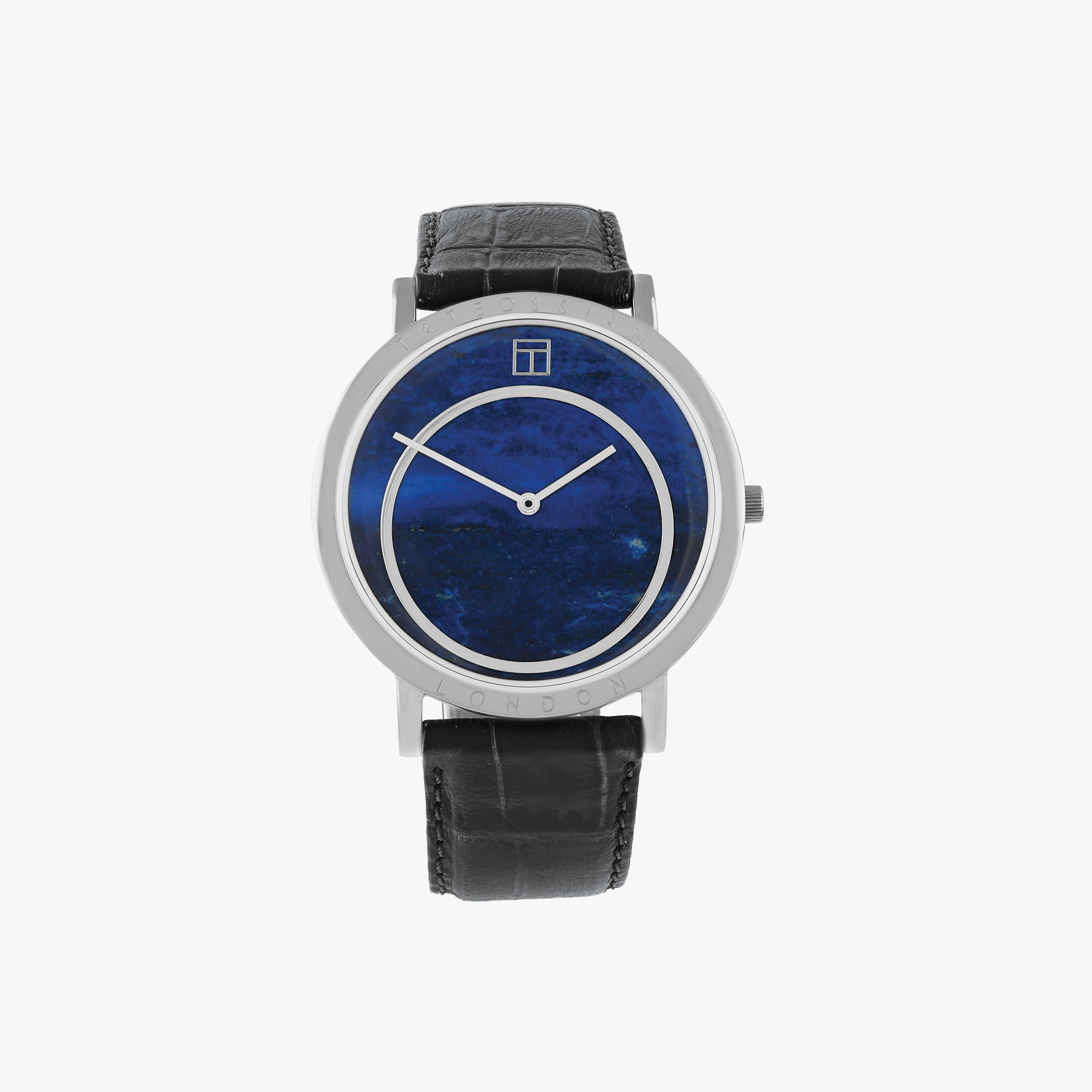 Prezioso Leather Watch Lapis Stainless Steel